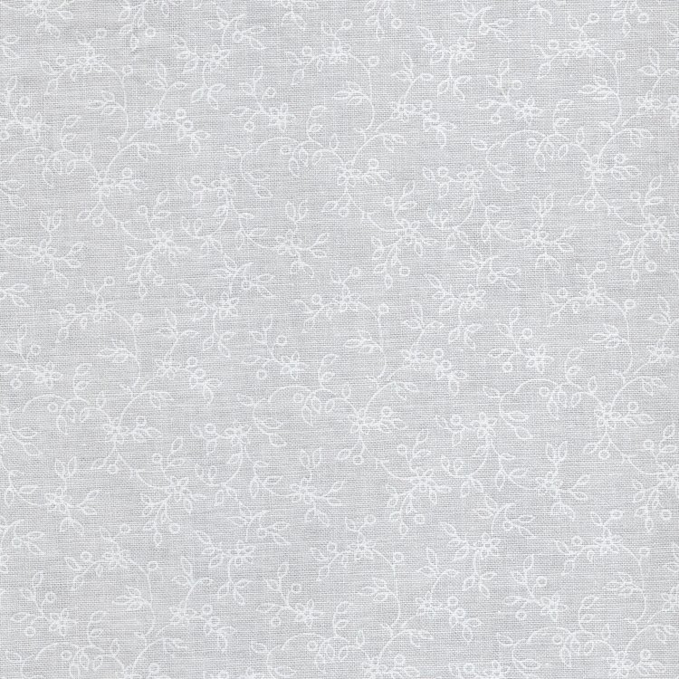 Maywood wit op wit lacy vines