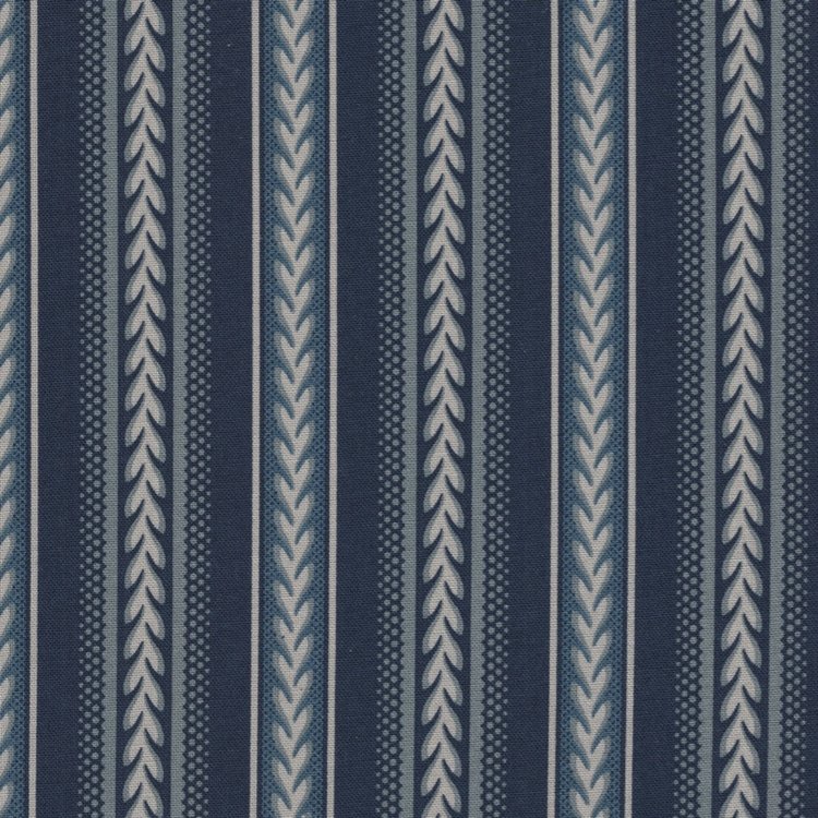 Marcus Fabrics Bountiful Blues blauw streepje