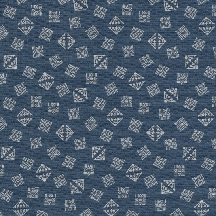 Marcus Fabrics Bountiful Blues blauw werkje