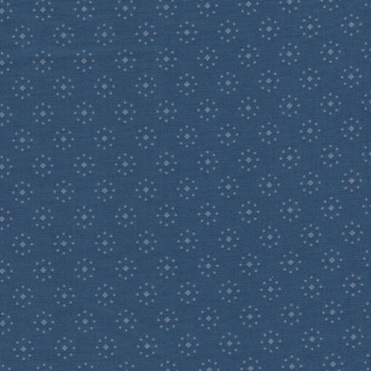 Marcus Fabrics Bountiful Blues blauw cirkel stipje