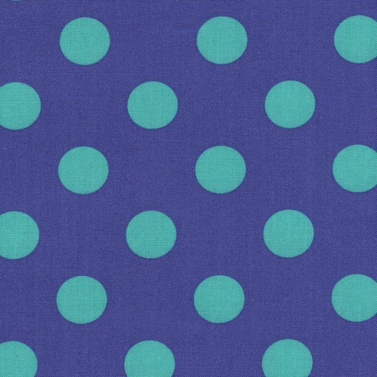 Free Spirit Tula Pink True Colors paars aqua stip