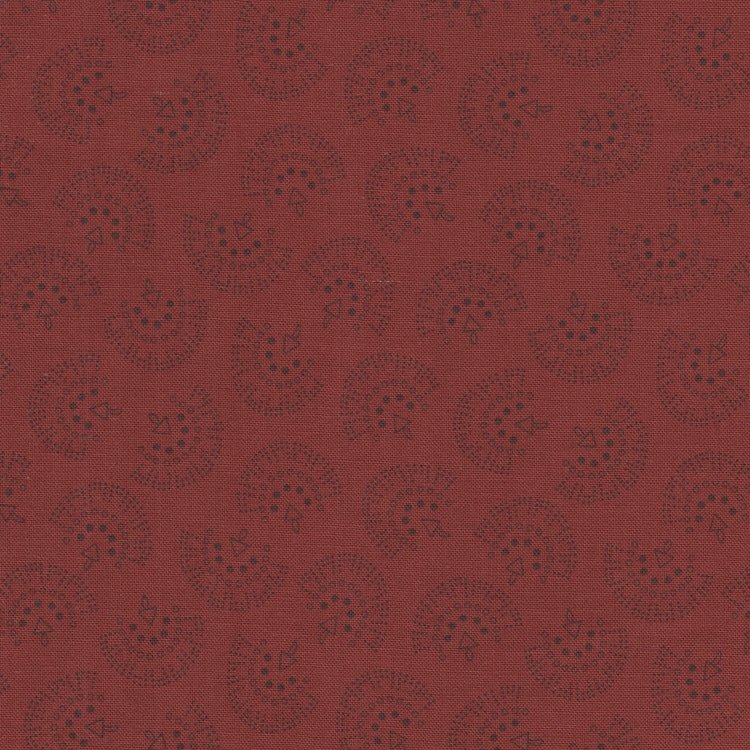 Marcus Fabrics ReproReds roodbruin werkje