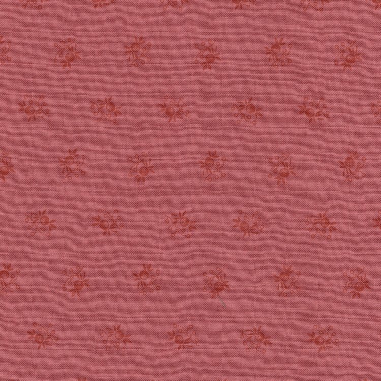 Marcus Fabrics ReproReds roze met roze werkje (double pink)