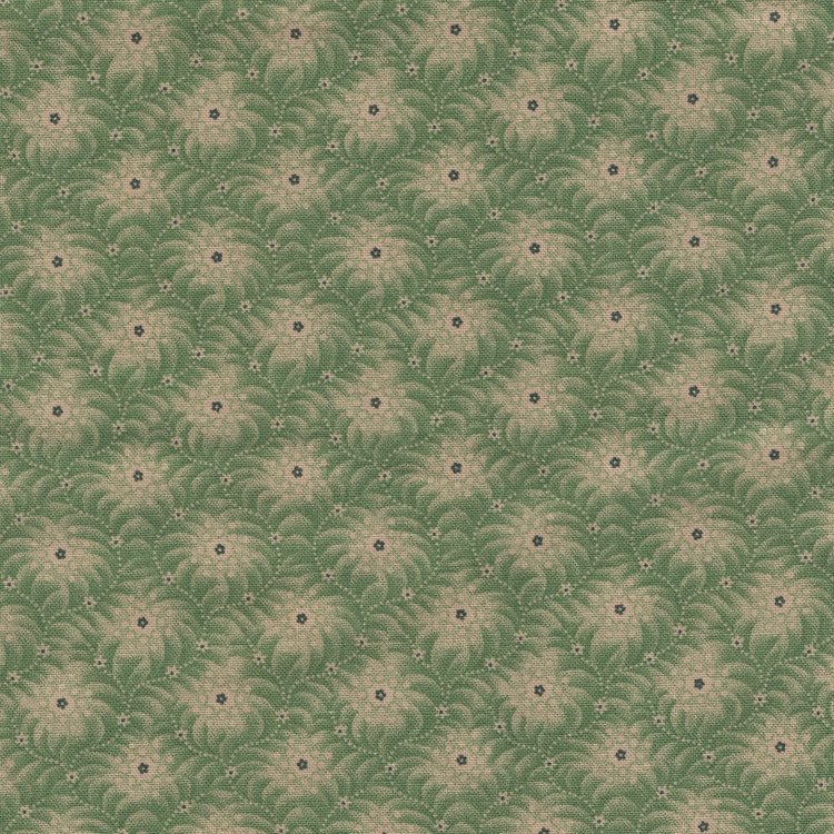 Marcus Fabrics A Return To Elegance groen ecru werkje