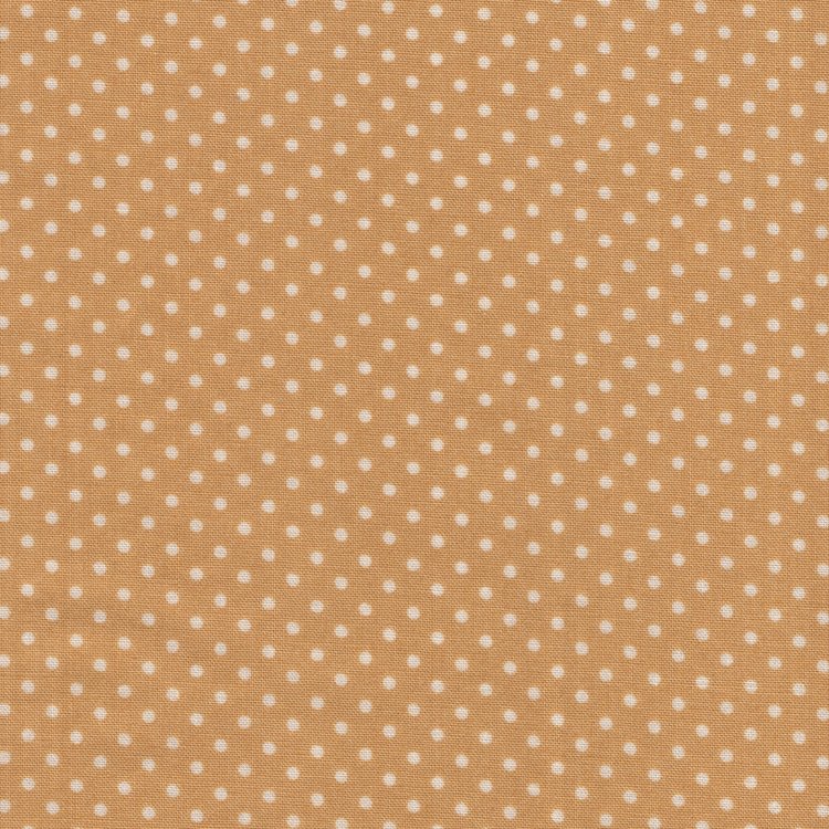 Andover Spot on okergeel met roomwit stipje