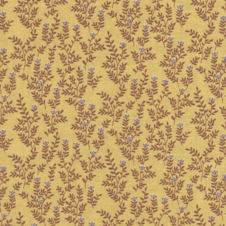 Henri Glass Bloomin Poppies geel klein takje