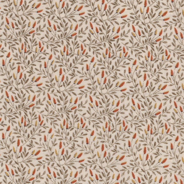 Andover Lady Tulip ecru takje met oranje blaadje