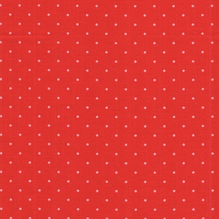 Free Spirit Tula Pink True Colors Rood roze stip