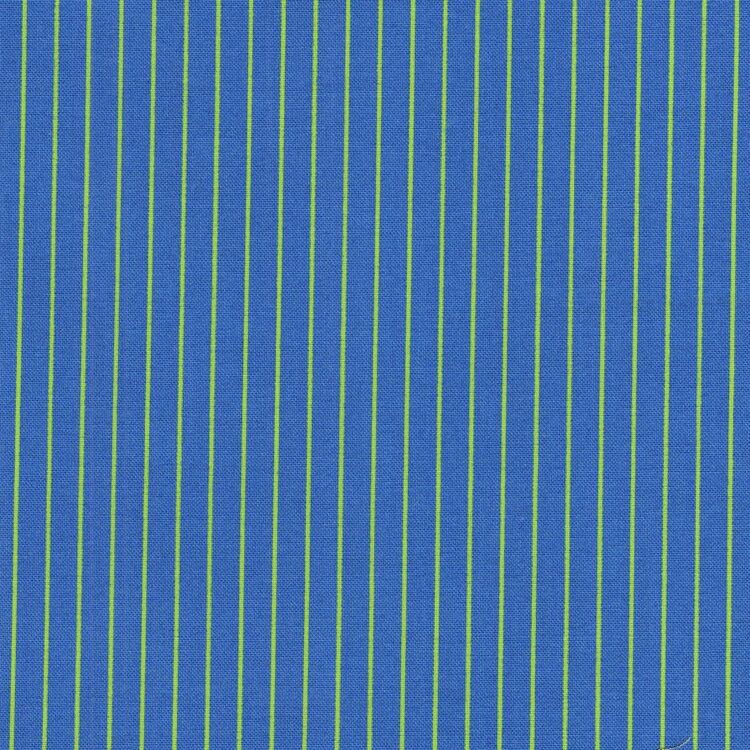 Free Spirit Tula Pink True Colors kobalt blauw groen streepje