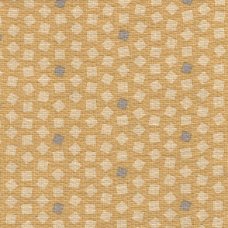 Andover Sweet Ride geel vierkantjes