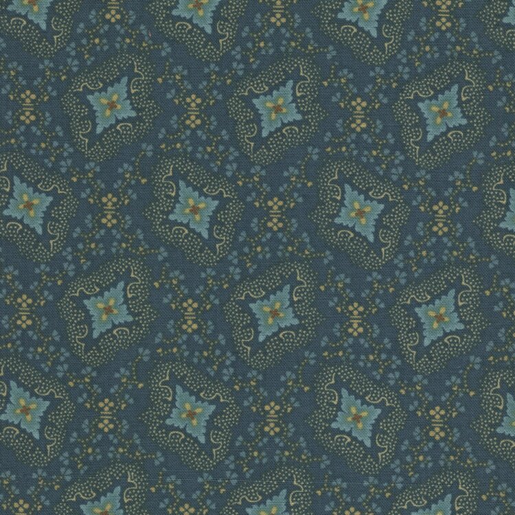 Henry Glass Bannard Hills blauw werkje