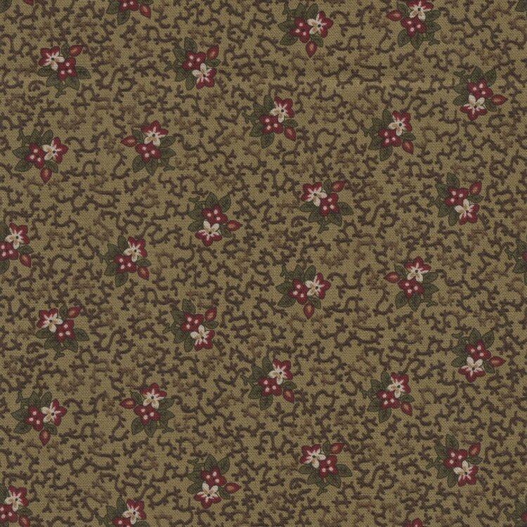 Henry Glass The Fox Homestead groen bloemetje