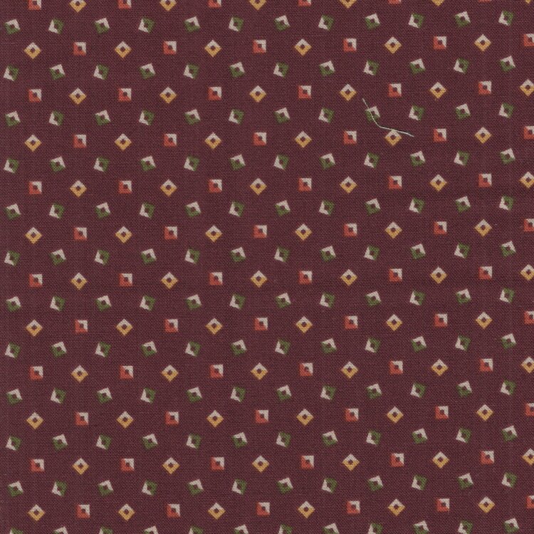 Andover Autumn Woods rood vierkantjes