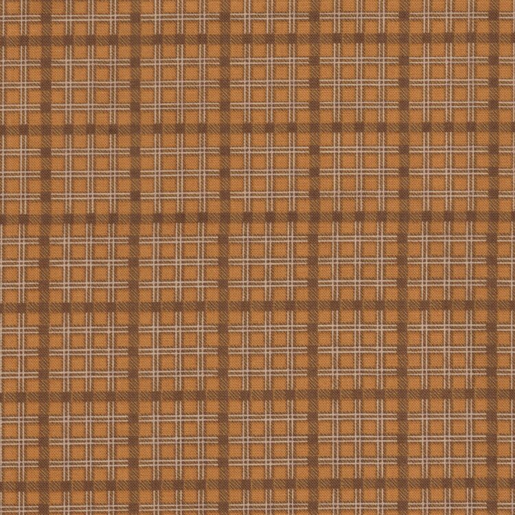 Andover Autumn Woods okergeel ruit