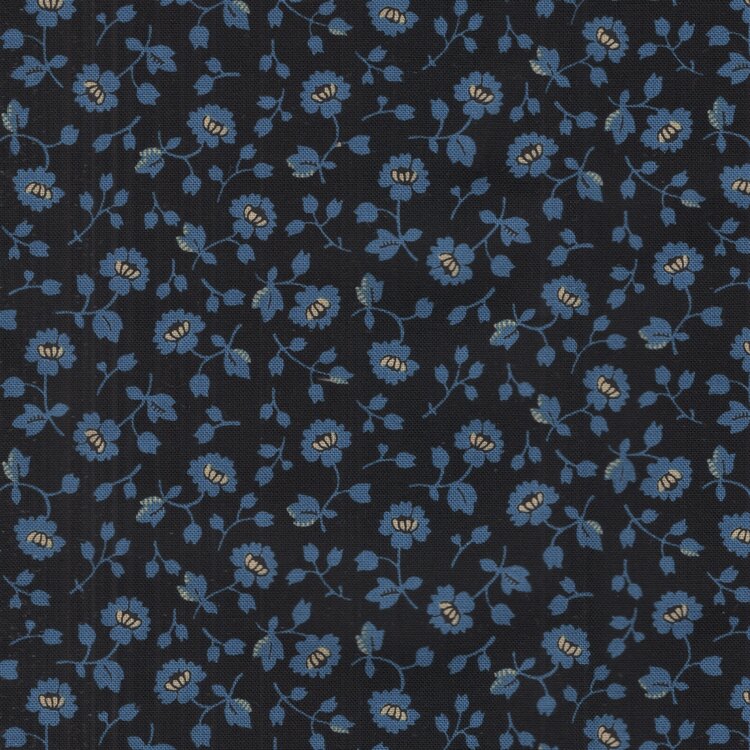 Marcus Vintage Charm zwart blauw takje