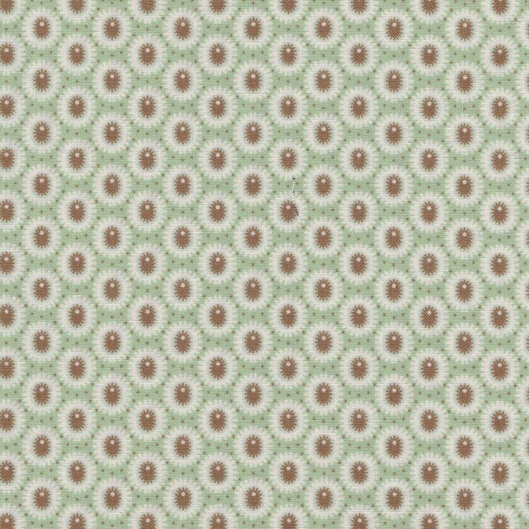 Andover Sienna groen ecru werkje