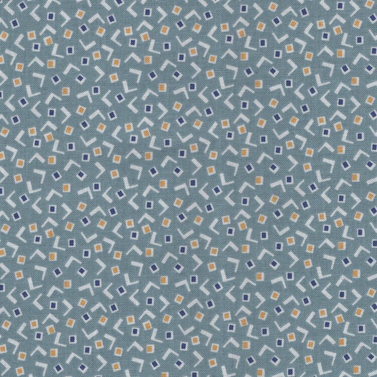 Riley Blake Home Town blauw werkje