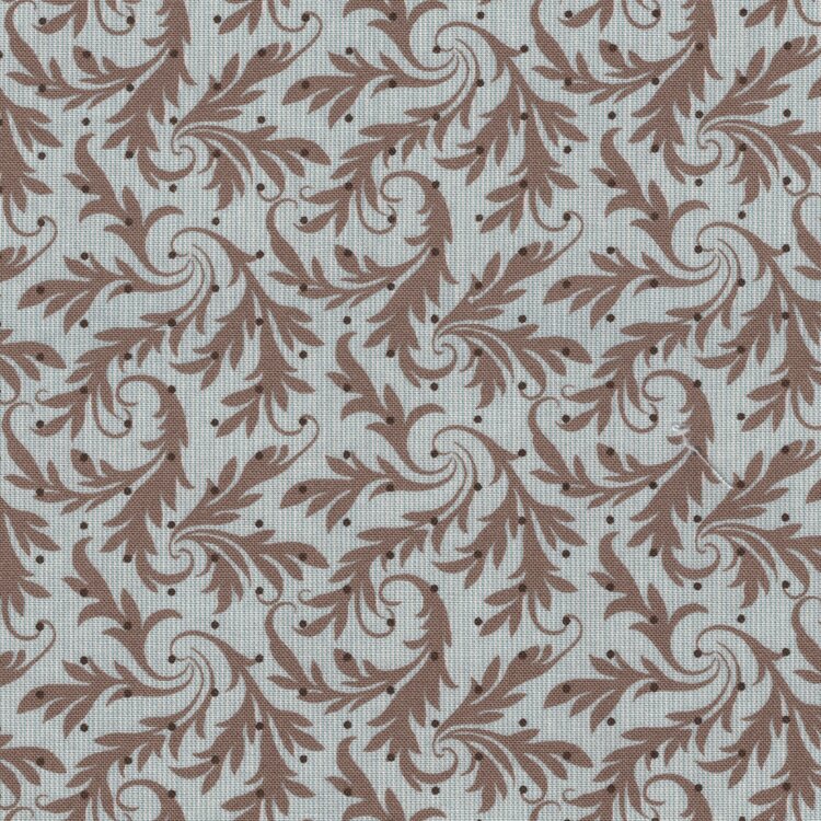 Andover Cocoa Blue blauw bruin takje