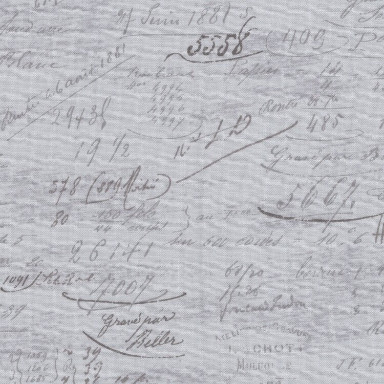 Andover French Mill grijs script