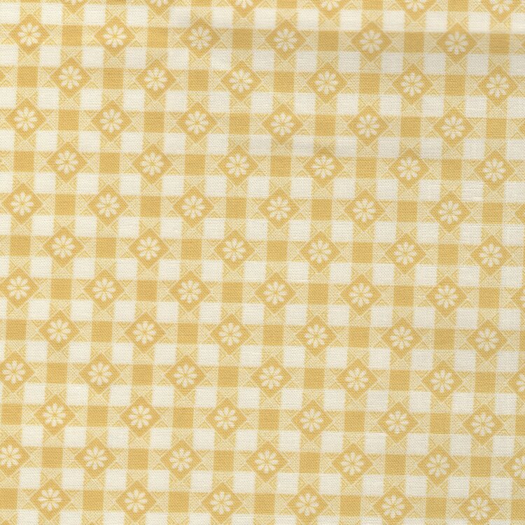 Marcus Aunt Grace Calicos geel ruitje