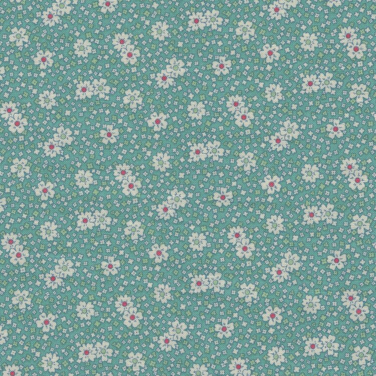 Marcus Aunt Grace Calicos groen wit bloemetje