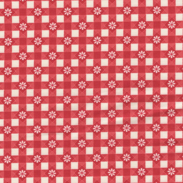 Marcus Aunt Grace Calicos rood wit ruitje