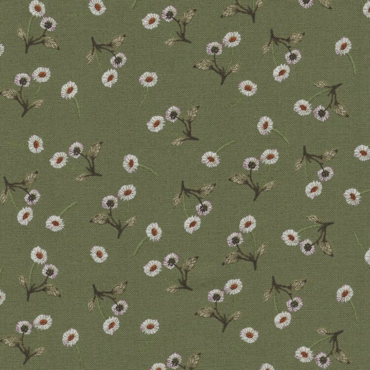 FIGO Countryside Comforts groen bloemetje