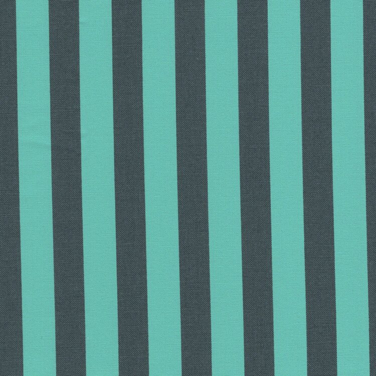 Free Spirit Tula Pink Roar true colors grijs turquoise streep