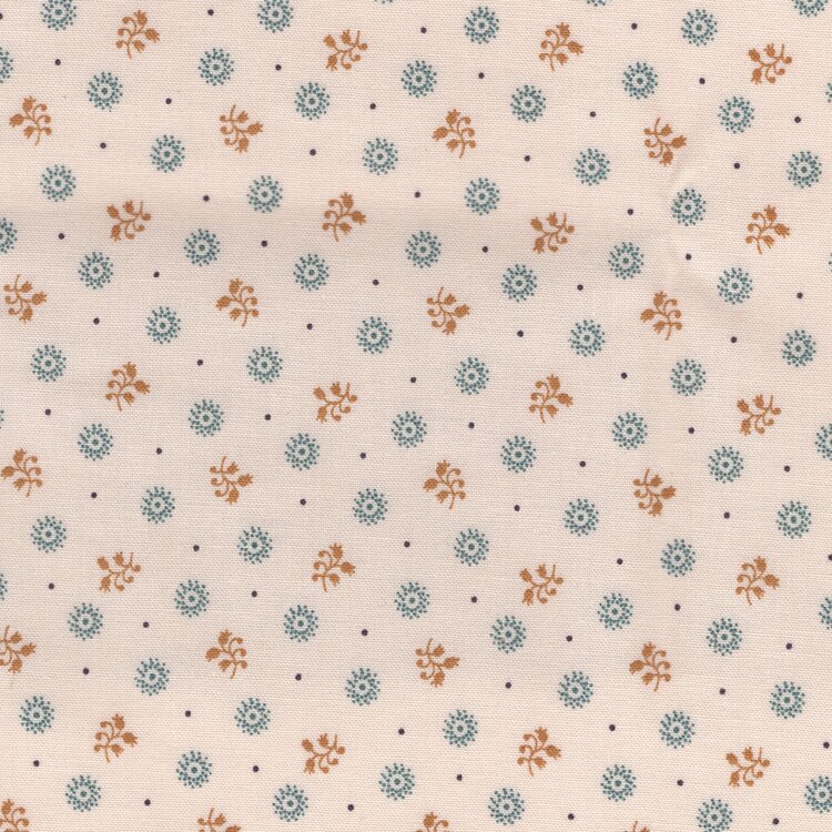 Andover Fernshaw ecru blauw werkje