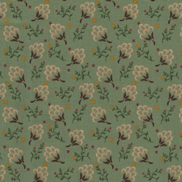 Henry Glass Autumn Farmhouse blauw tan werkje