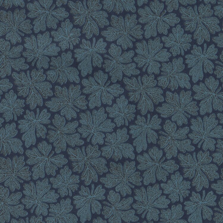 Andover Beach House blauw lichtblauw blad