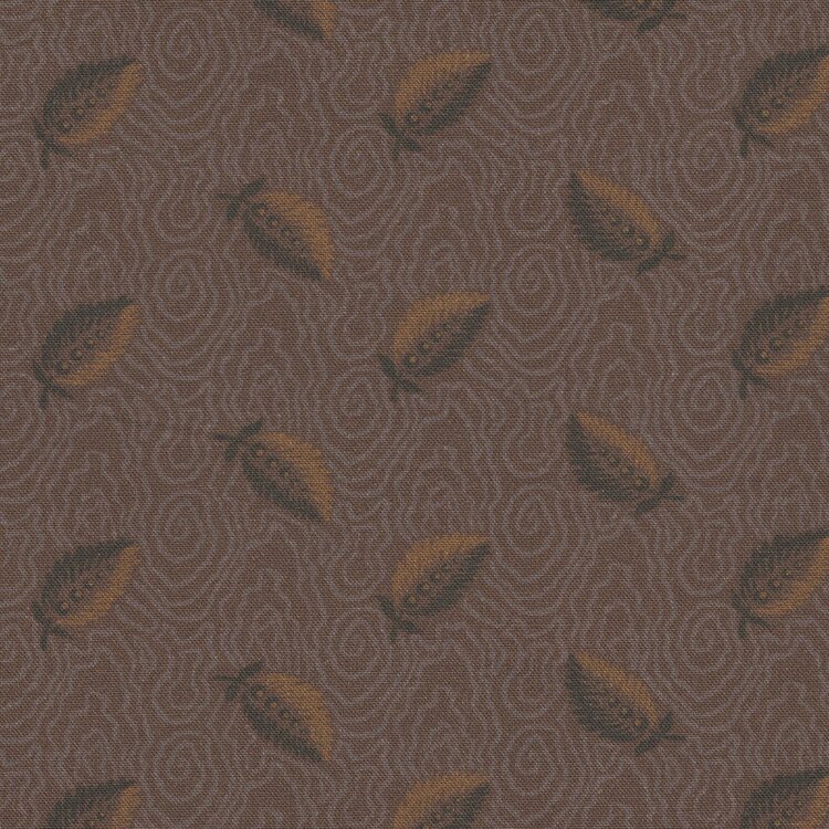 Windham Garden Tale bruin met bruin blad