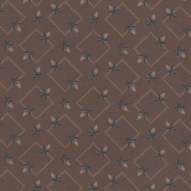 Windham Garden Tale bruin blauw werkje