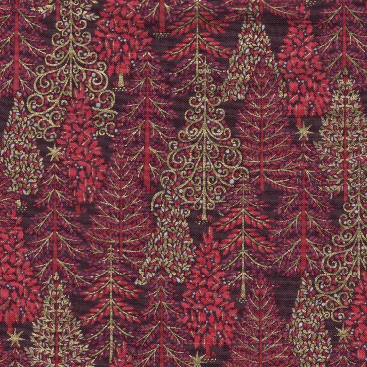 Andover kerst bordeaux rood kerstboompjes