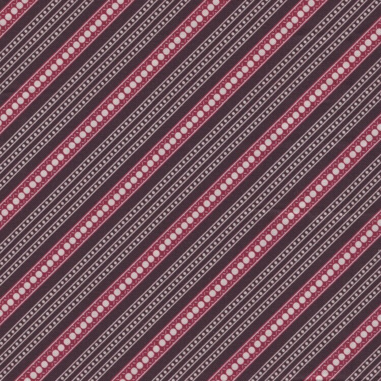 Andover Mayfair June rood diagonale streep