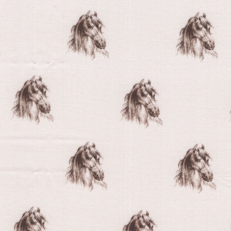 Andover Mayfair Lou ecru bruine paardjes