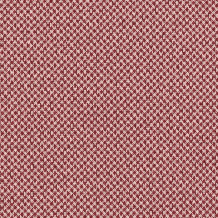 Henry Glass Garnet & Gingham diagonaal mini ruitje