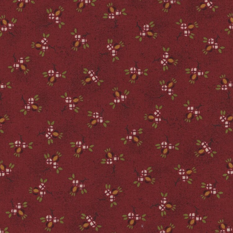 Henry Glass Garnet & Gingham rood werkje