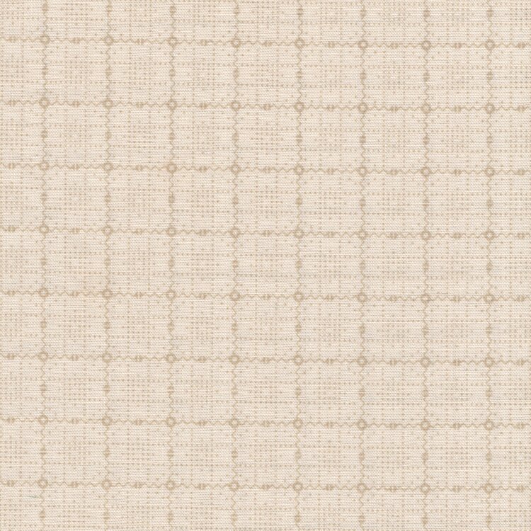 Andover Latte Zig Zag Stripe ecru ruit