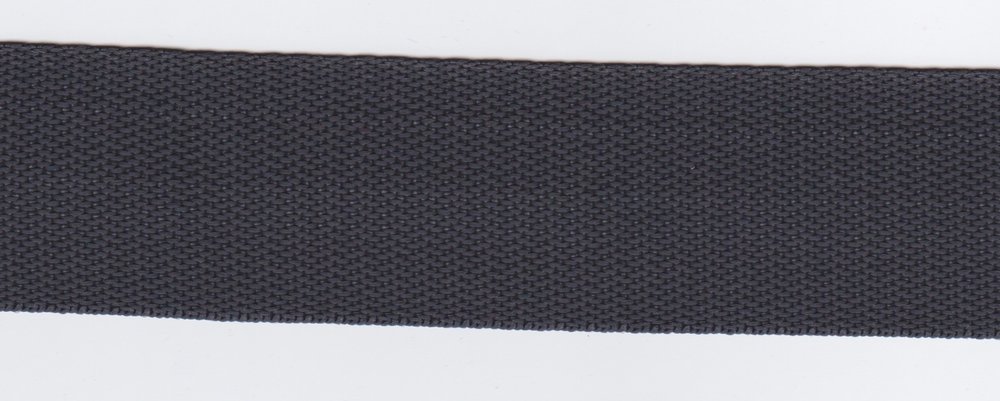 Tassenband antraciet 40mm