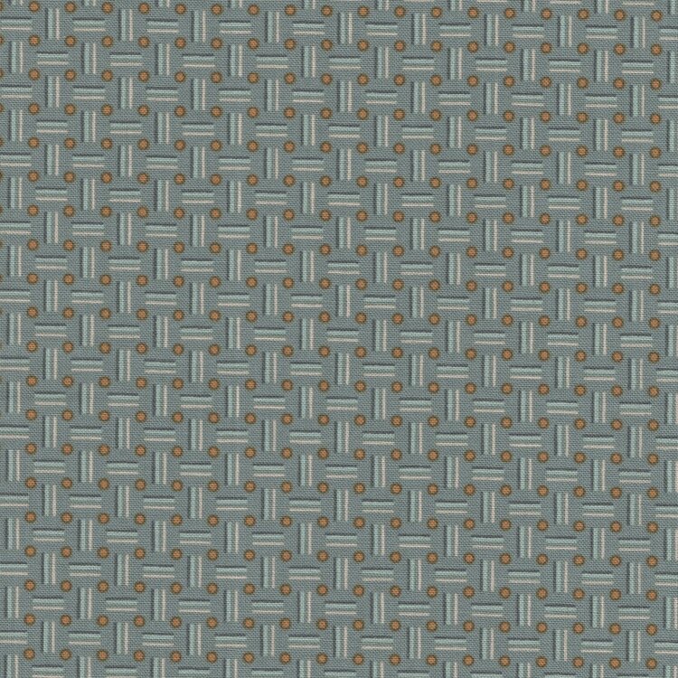 Andover Farmhouse lattice blauw werkje