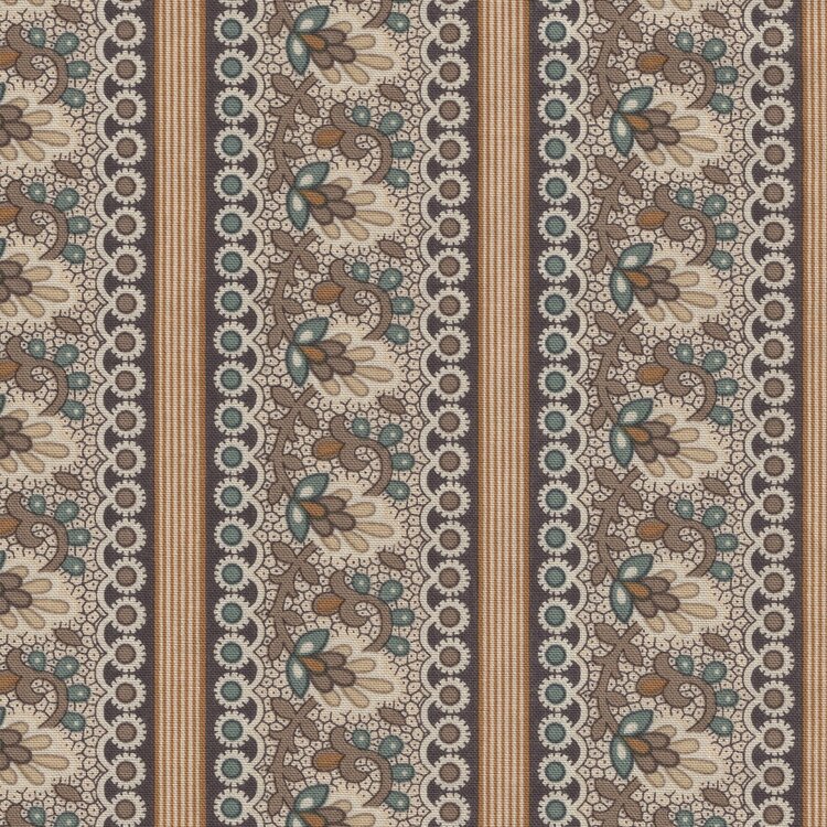 Andover Farmhouse Lace Coloms bruin rand