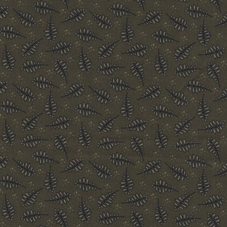 Stof a/s Fun in the Forest groen blaadjes