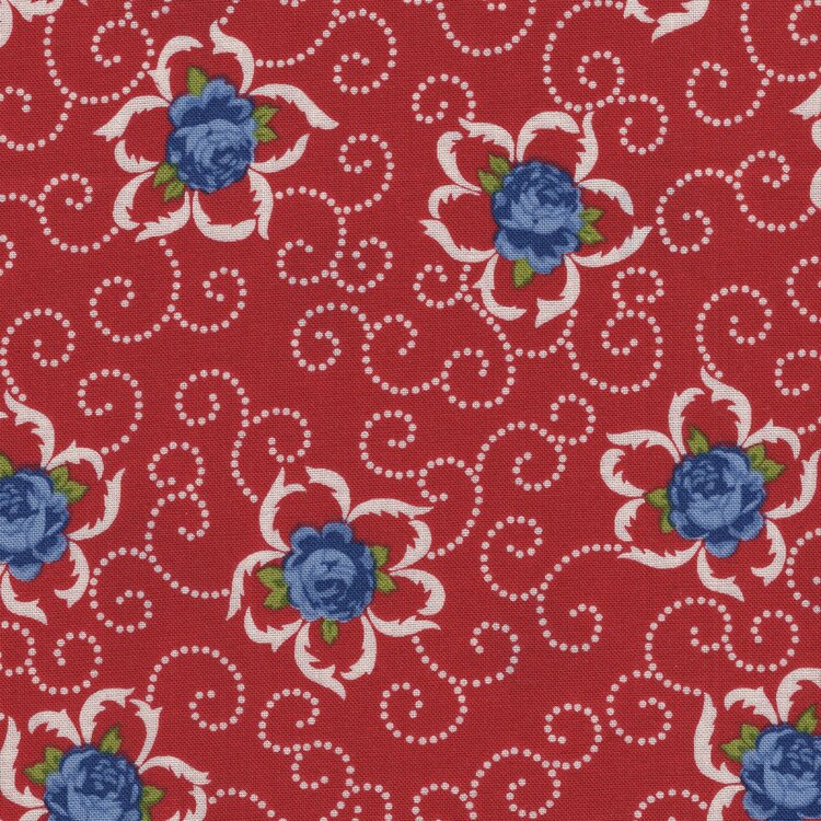 Henry Glass Old Glory rood blauw roosje