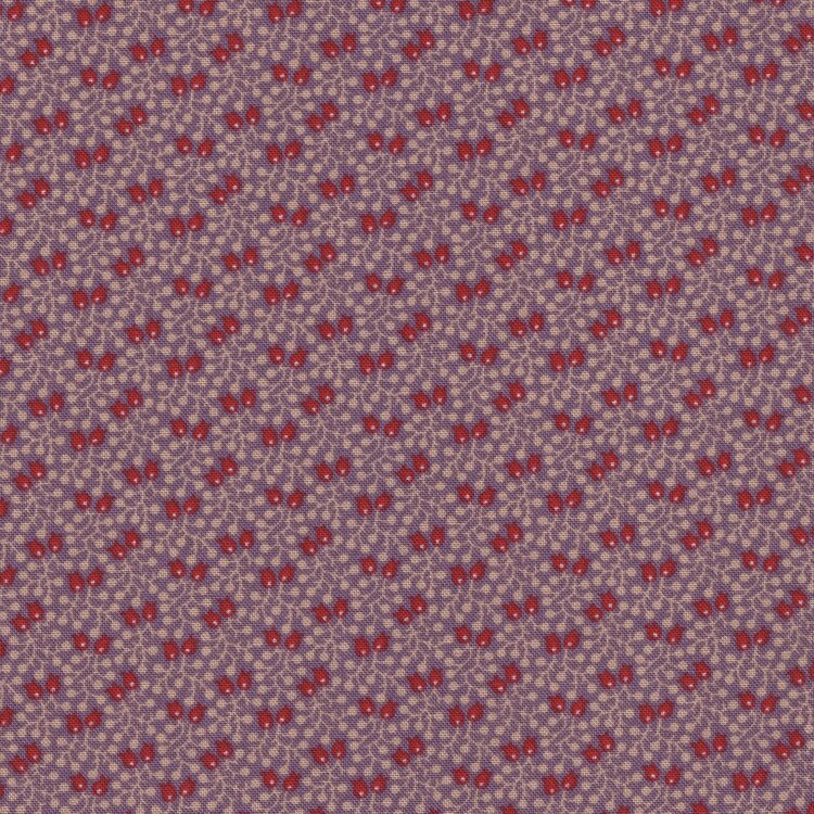 Henry Glass Pansy lila met rood werkje