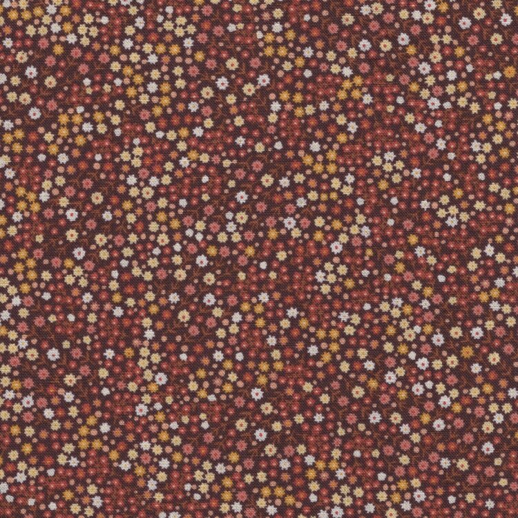 Andover Hello Autumn bruin minibloemetje