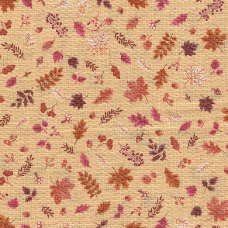 Andover Hello Autumn geel herfstblad