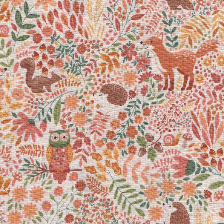 Andover Hello Autumn ecru diertjes