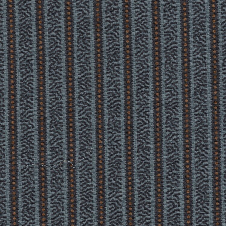 Andover Carolina blauw streep oker stip