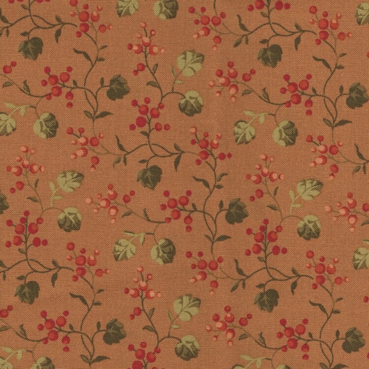 Andover Autumn Woods licht bruin groen takje